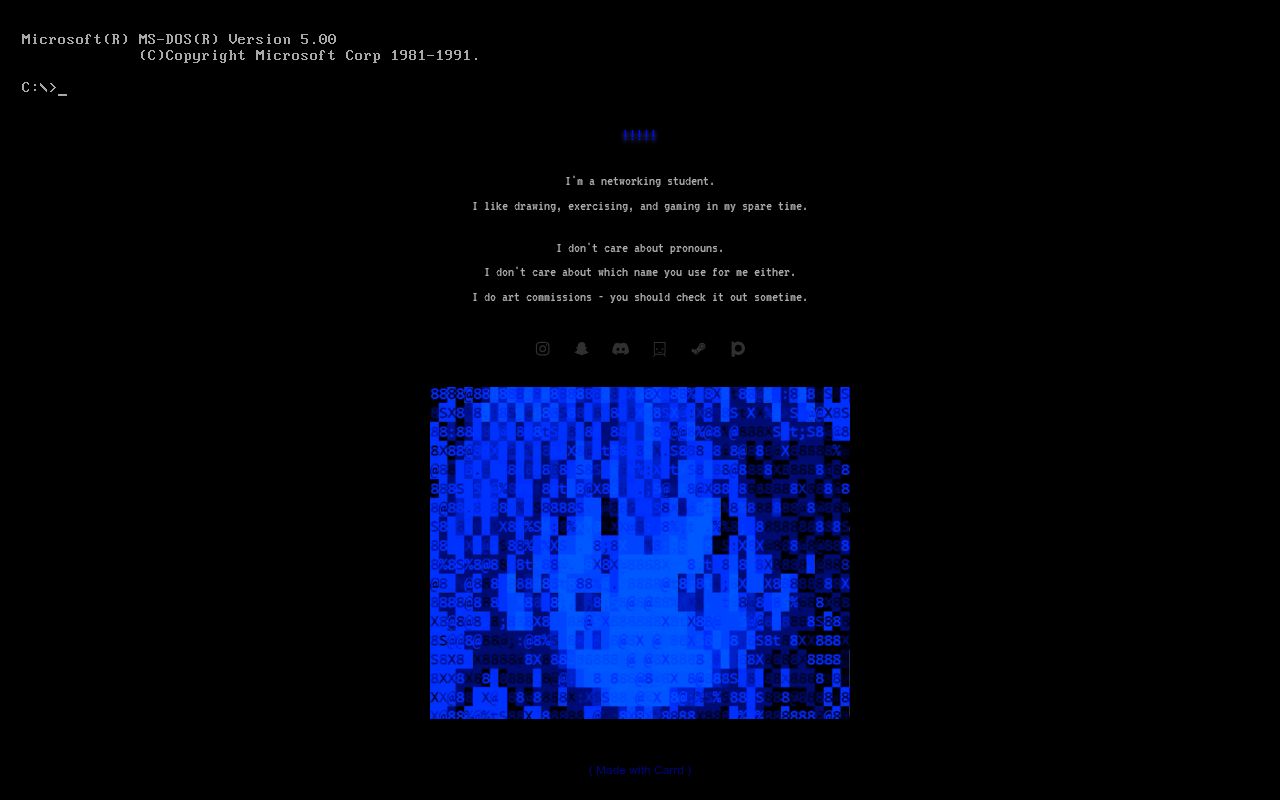 Carrd profile picture for @unix
